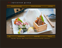 Tablet Screenshot of epicurean.com.hk