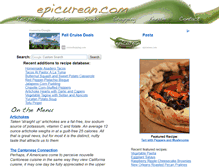 Tablet Screenshot of epicurean.com